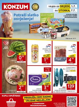 konzum - Novi Konzum katalog od srijede, 01.07.2026 do utorka, 07.07.2026