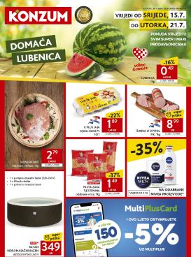konzum - Novi Konzum katalog od srijede, 15.07.2026 do utorka, 21.07.2026