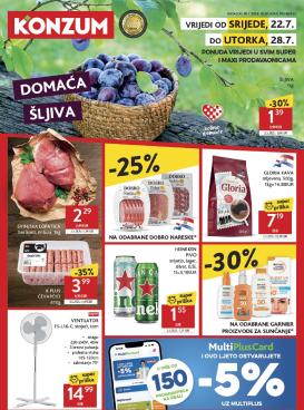 konzum - Novi Konzum katalog od srijede, 22.07.2026 do utorka, 28.07.2026