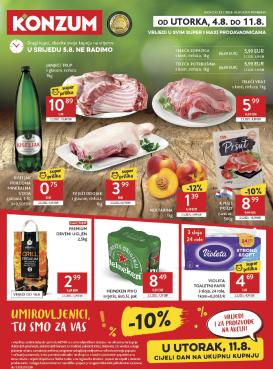 konzum - Novi Konzum katalog od utorka, 04.08.2026 do utorka, 11.08.2026