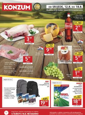 konzum - Novi Konzum katalog od srijede, 12.08.2026 do utorka, 18.08.2026