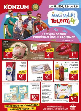 konzum - Novi Konzum katalog od srijede, 02.09.2026 do utorka, 08.09.2026
