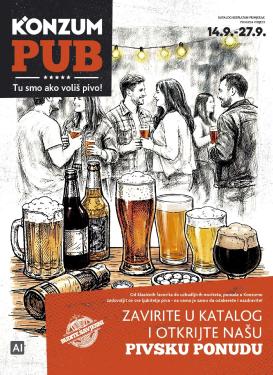 konzum - Aktualni katalog Konzum - Pub od ponedjeljka, 14.09.2026 do nedjelje, 27.09.2026