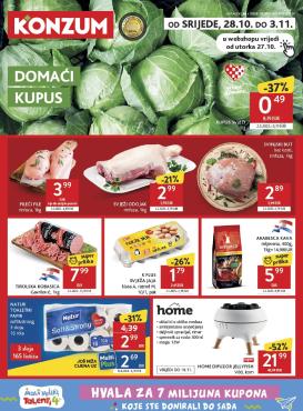 konzum - Novi Konzum katalog od srijede, 28.10.2026 do utorka, 03.11.2026