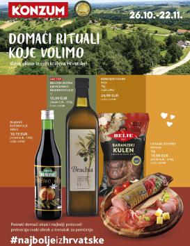 konzum - Aktualni katalog Konzum - Katalog Najbolje iz Hrvatske od ponedjeljka, 26.10.2026 do nedjelje, 22.11.2026