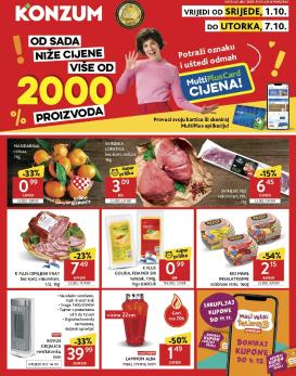 konzum - Prelistajte katalog Konzum, vrijedi od 01.10. do 07.10.
