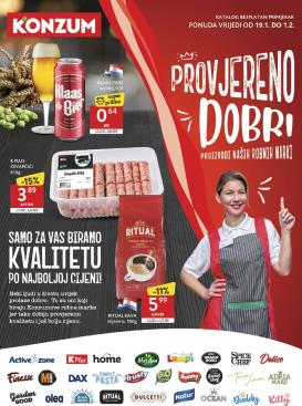konzum - Prelistajte katalog Konzum - Naše robne marke, vrijedi od 19.01. do 01.02.
