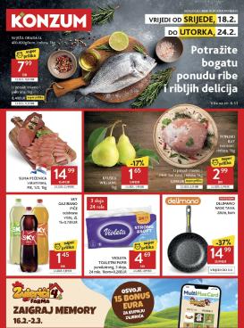 konzum - Prelistajte katalog Konzum, vrijedi od 18.02.2026 do 24.02.2026