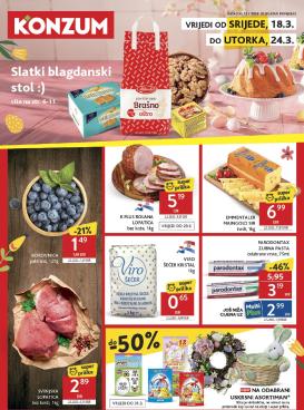 konzum - Prelistajte katalog Konzum, vrijedi od 18.03.2026 do 24.03.2026
