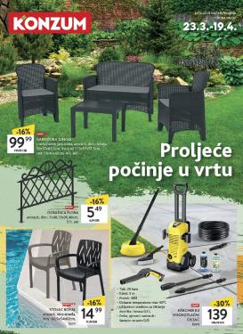 konzum - Prelistajte katalog Konzum - Katalog Vrt, vrijedi od 23.03.2026 do 19.04.2026