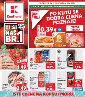 kaufland - Novi Kaufland katalog od srijede, 24.06.2026 do utorka, 30.06.2026