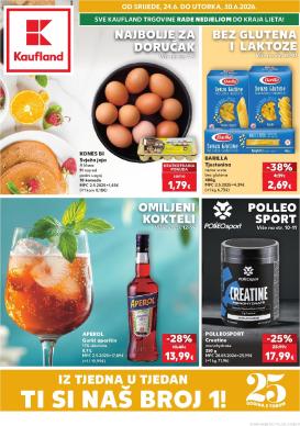 kaufland - Novi Kaufland - Ti si naš broj 1 katalog od srijede, 24.06.2026 do utorka, 30.06.2026