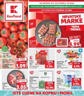 kaufland - Novi Kaufland katalog od srijede, 29.07.2026 do utorka, 04.08.2026