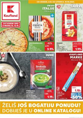 kaufland - Prelistajte katalog Kaufland - Želiš još bogatiju ponudu, vrijedi od 08.10. do 14.10.