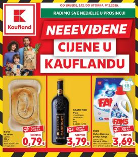 kaufland - Prelistajte katalog Kaufland - Cijene, vrijedi od 03.12. do 09.12.