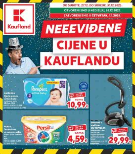 kaufland - Prelistajte katalog Kaufland - Cijene, vrijedi od 27.12. do 01.01.