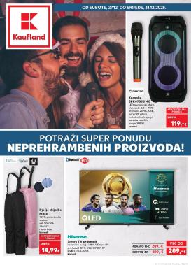 kaufland - Prelistajte katalog Kaufland - Neprehrambenih proizvoda, vrijedi od 27.12. do 01.01.