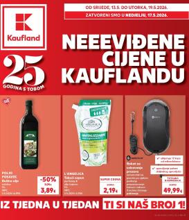 kaufland - Kaufland - Cijene letak za sljedeći tjedan od srijede 13.05.2026 do utorka 19.05.2026