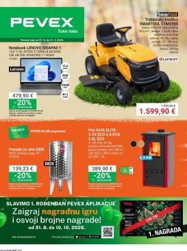 pevex - Aktualni katalog Pevex od četvrtka, 27.08.2026 do ponedjeljka, 21.09.2026