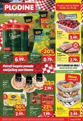 plodine - Aktualni katalog Plodine od srijede, 10.06.2026 do utorka, 16.06.2026