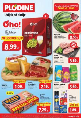 plodine - Aktualni katalog Plodine od četvrtka, 06.08.2026 do utorka, 11.08.2026