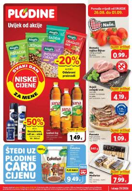 plodine - Novi Plodine katalog od srijede, 26.08.2026 do utorka, 01.09.2026