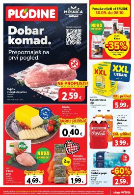plodine - Novi Plodine katalog od srijede, 30.09.2026 do utorka, 06.10.2026