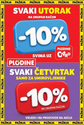 plodine - Novi Plodine katalog od srijede, 21.10.2026 do utorka, 27.10.2026