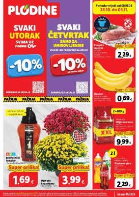 plodine - Novi Plodine katalog od srijede, 28.10.2026 do utorka, 03.11.2026