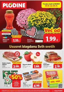 plodine - Prelistajte katalog Plodine, vrijedi od 29.10. do 04.11.
