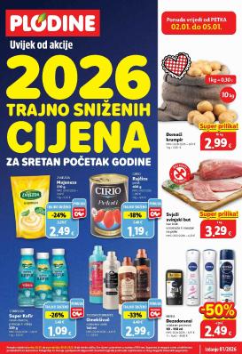 plodine - Prelistajte katalog Plodine, vrijedi od 02.01. do 05.01.