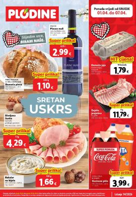 plodine - Prelistajte katalog Plodine, vrijedi od 01.04.2026 do 07.04.2026