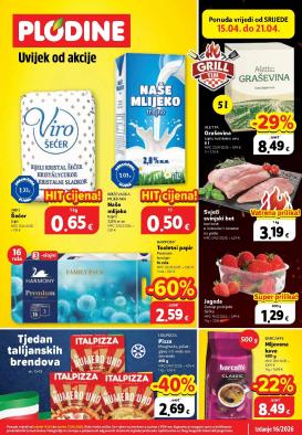 plodine - Plodine letak za sljedeći tjedan od srijede 15.04.2026 do utorka 21.04.2026