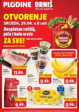 plodine - Plodine - Drniš letak za sljedeći tjedan od srijede 29.04.2026 do utorka 05.05.2026