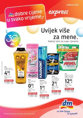 dm - Aktualni katalog dm - Express od subote, 16.05.2026 do nedjelje, 31.05.2026