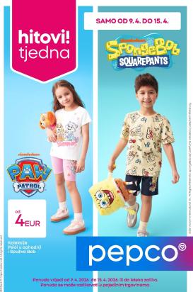 pepco - Aktualni Pepco katalog vrijedi od četvrtka 09.04.2026 do srijede 15.04.2026
