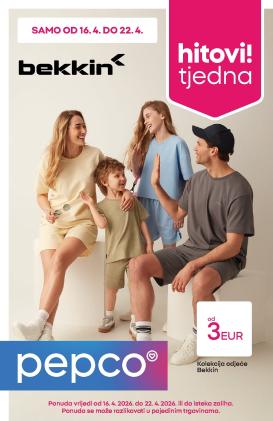 pepco - Aktualni Pepco - Kolekcija odjeće Bekkin katalog vrijedi od četvrtka 16.04.2026 do srijede 22.04.2026