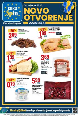 eurospin - Novi Eurospin - Novo otvorenje - Duga Resa katalog od srijede, 21.10.2026 do utorka, 27.10.2026