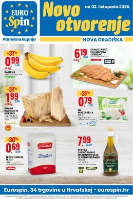 eurospin - Prelistajte katalog Eurospin - Novo otvorenje Nova Gradiška, vrijedi od 02.10. do 07.10.