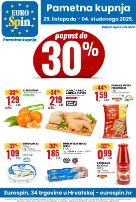 eurospin - Prelistajte katalog Eurospin, vrijedi od 29.10. do 04.11.