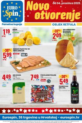 eurospin - Prelistajte katalog Eurospin - Osijek Retfala, vrijedi od 04.12. do 09.12.
