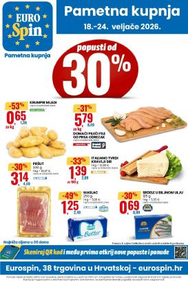 eurospin - Prelistajte katalog Eurospin - Popusti od 30%, vrijedi od 18.02.2026 do 24.02.2026