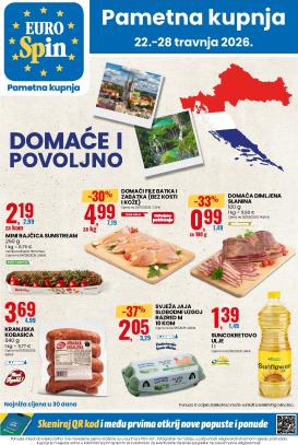 eurospin - Budući Eurospin - Domaće i povoljno letak vrijedi od srijede 22.04.2026 do utorka 28.04.2026