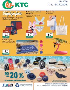 ktc - Novi KTC - Igračke i Tekstil katalog od srijede, 01.07.2026 do utorka, 14.07.2026
