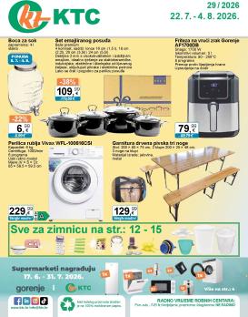 ktc - Novi KTC - Tehnika I Posuđe katalog od srijede, 22.07.2026 do utorka, 04.08.2026