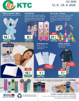 ktc - Aktualni katalog KTC - Igračke i tekstil od srijede, 12.08.2026 do utorka, 25.08.2026