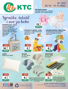 ktc - Prelistajte katalog KTC - Igračke i tekstil, vrijedi od 29.10. do 11.11.