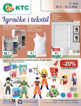 ktc - Prelistajte katalog KTC - Igračke i tekstil, vrijedi od 25.02.2026 do 10.03.2026