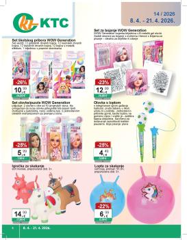 ktc - Prelistajte katalog KTC - Igračke i tekstil, vrijedi od 08.04.2026 do 21.04.2026