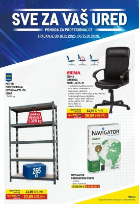 metro - Prelistajte katalog Metro - Sve za ured, vrijedi od 16.12. do 15.01.